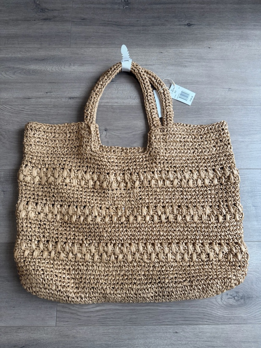 L*SPACE Changing Tides Bag - natural - 100% raffia